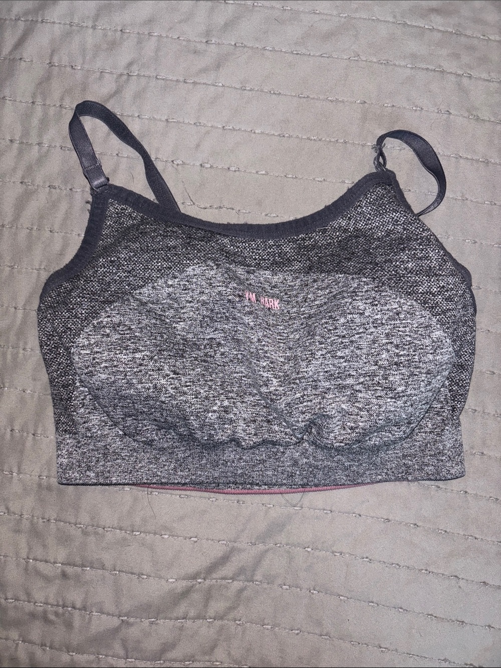 Gymshark Gray Heather Seamless Sports Bra